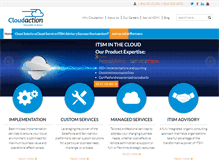 Tablet Screenshot of cloudaction.com